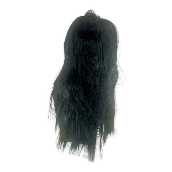 Hand Made Gothic Wednesday Doll Fabric Plush Hand Painted Button Joints OOAK - Picture 5 of 12